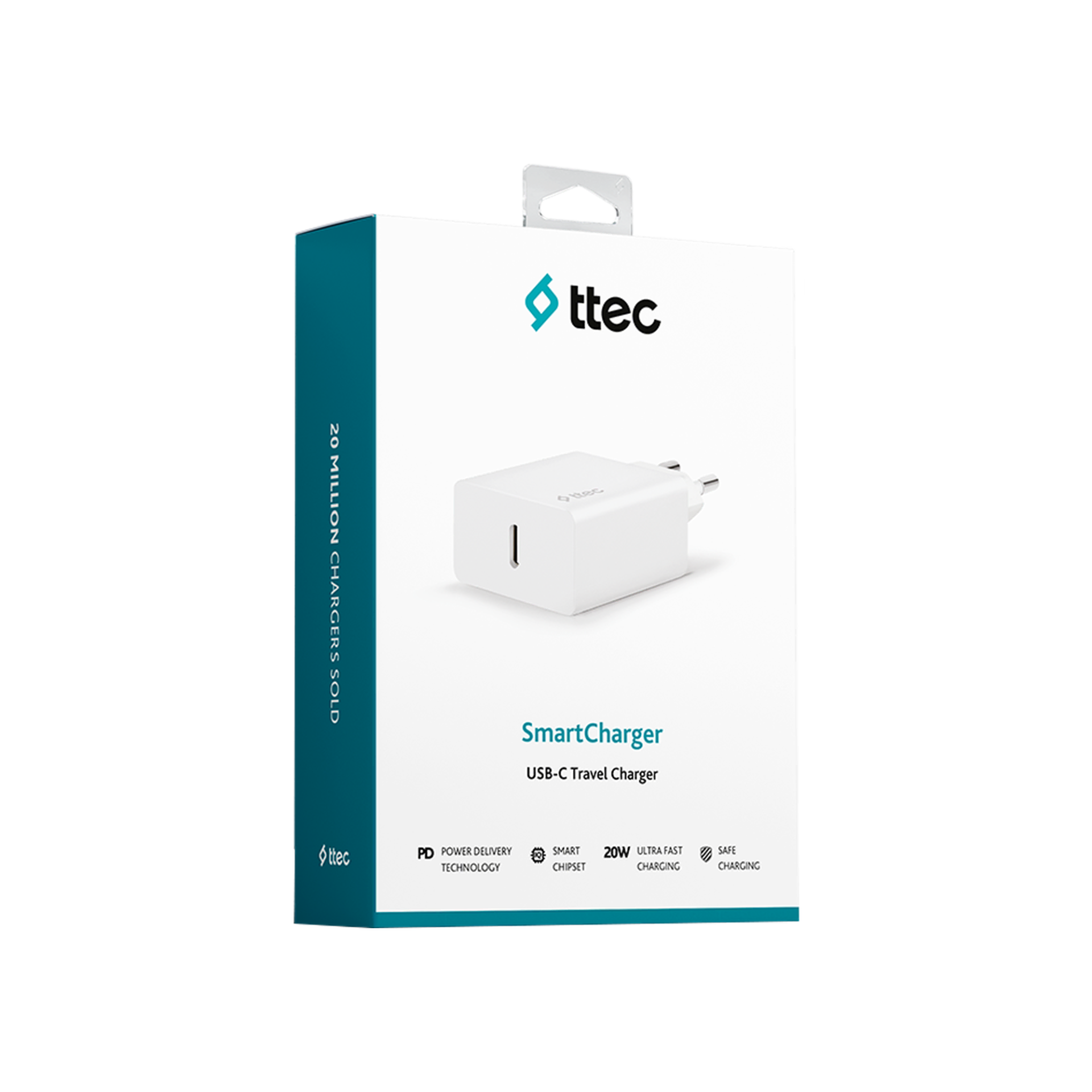 Ttec SmartCharger 2SCS22B 20W Type-C Hızlı Şarj Adaptörü