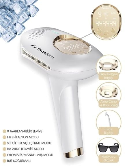 PiranTech BHRL-08 999.999 Atımlı Buz Lazer Epilasyon Aleti