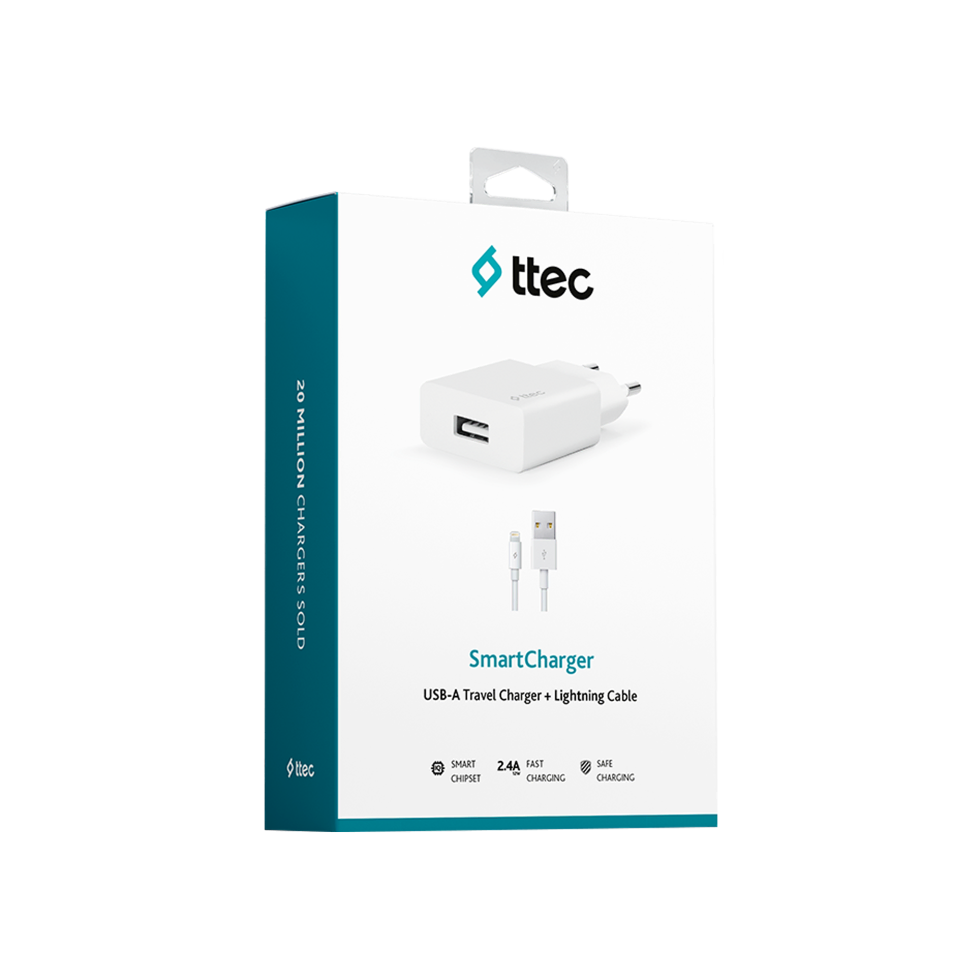 Ttec 2SCS20L SmartCharger Şarj Aleti ve 2.1A Lightning Kablo