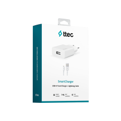 Ttec 2SCS20L SmartCharger Şarj Aleti ve 2.1A Lightning Kablo
