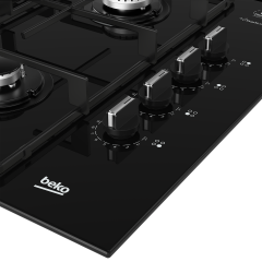 Beko BOCD D 6511 EKS Siyah Cam Ankastre Ocak