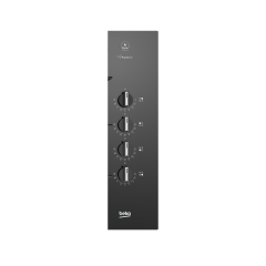 Beko BOCD D 6511 EKS Siyah Cam Ankastre Ocak