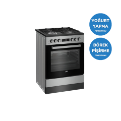 Beko BFM 410 EBG Gümüş Ocaklı Fırın 72L