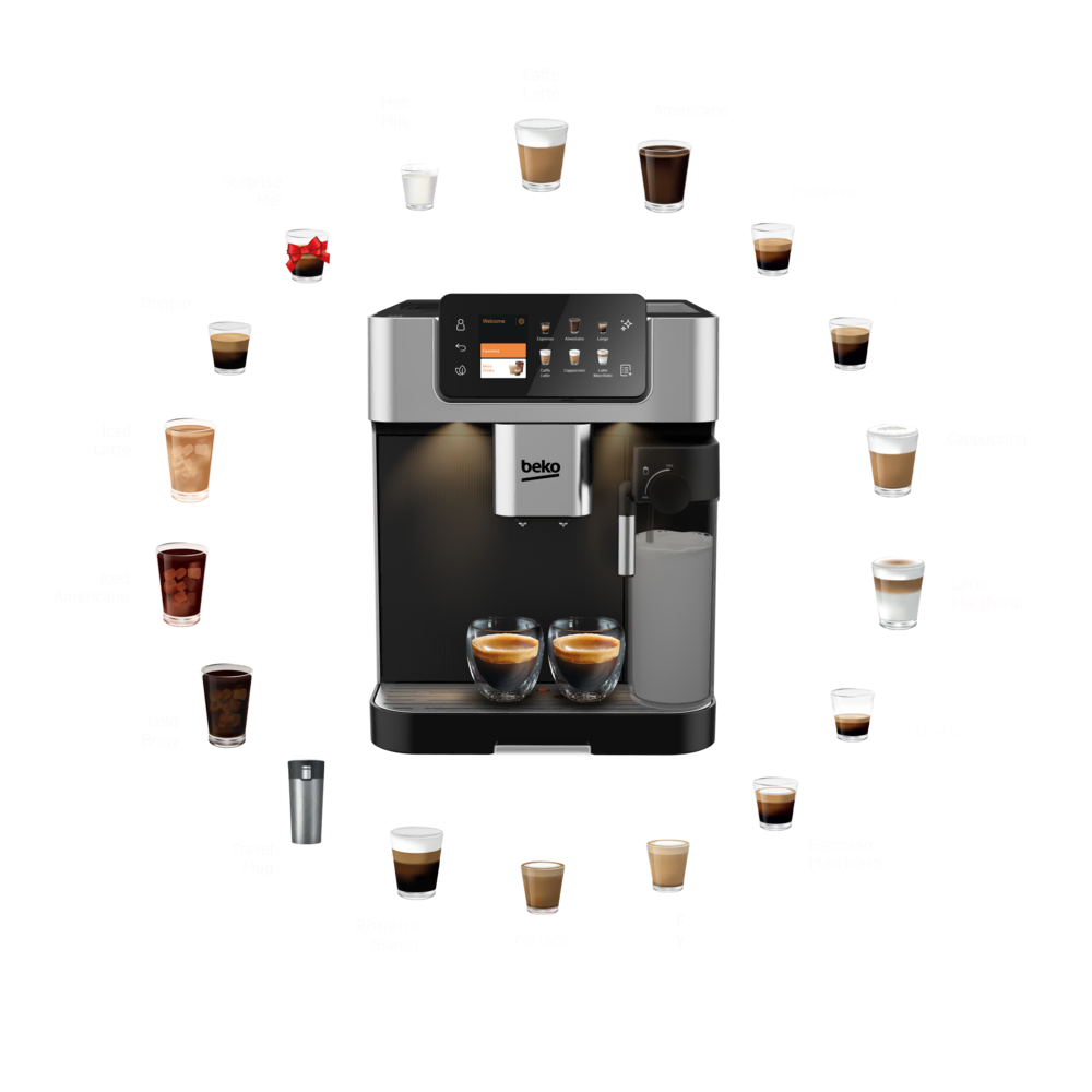BEKO CEG 7348 X CaffeExperto® Tam Otomatik Espresso Makinesi: Profesyonel Kahve Deneyimi Evde